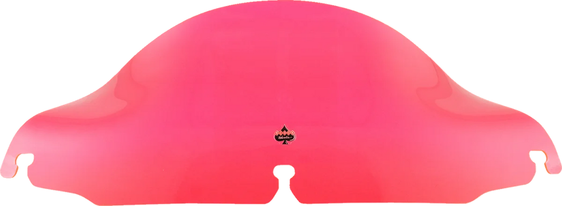 Klock Werks Kolor Flare™ Windshield - 6.5" - Pink Ice - FLH KWW-01-0640 - Side View