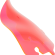 Load image into Gallery viewer, Klock Werks Kolor Flare™ Windshield - 6.5" - Pink Ice - FLH KWW-01-0645 - Main Product View