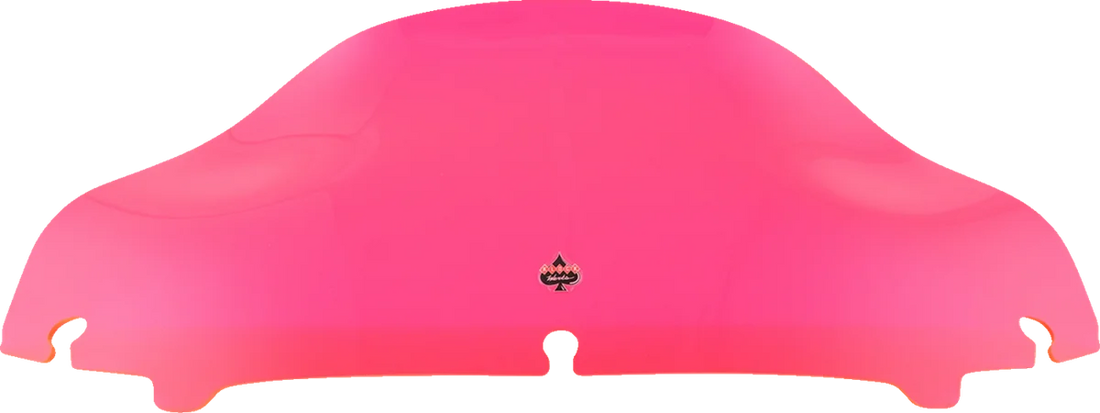 Klock Werks Kolor Flare™ Windshield - 6.5" - Pink Ice - FLH KWW-01-0645 - Side View
