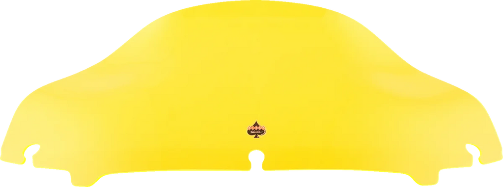 Klock Werks Kolor Flare™ Windshield - 6.5" - Yellow Ice - FLH KWW-01-0644 - Side View