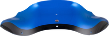 Load image into Gallery viewer, Klock Werks Kolor Flare™ Windshield - 8" - Blue - FLTR KWW-01-0693 - Side View