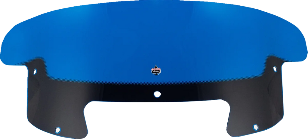 Klock Werks Kolor Flare™ Windshield - 8" - Blue - Indian KWW-04-0623 - Main Product View