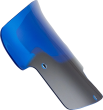 Load image into Gallery viewer, Klock Werks Kolor Flare™ Windshield - 8" - Blue - Indian KWW-04-0623 - Side View