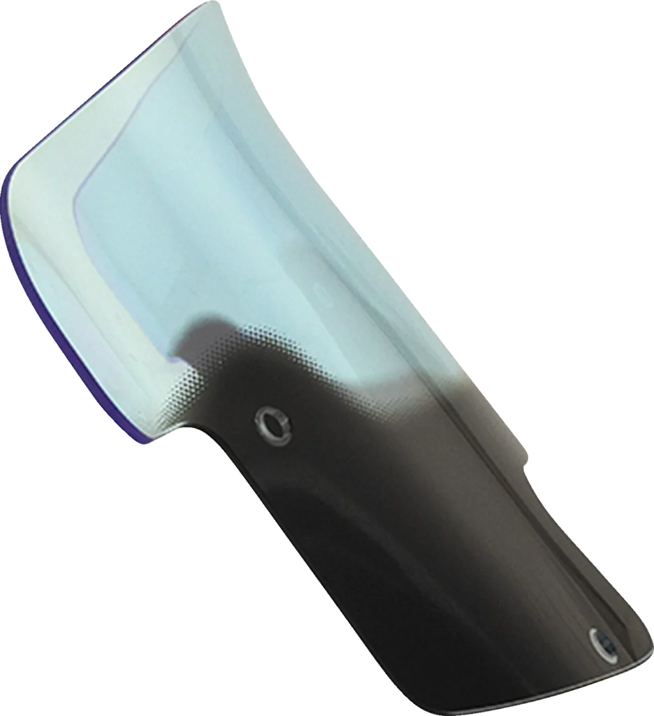 Klock Werks Kolor Flare™ Windshield - 8" - Blue - Indian KWW-04-0626 - Side View