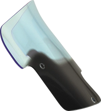 Load image into Gallery viewer, Klock Werks Kolor Flare™ Windshield - 8" - Blue - Indian KWW-04-0626 - Side View