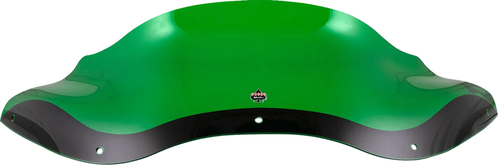 Klock Werks Kolor Flare™ Windshield - 8" - Green - FLTR KWW-01-0692 - Side View