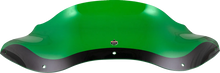 Load image into Gallery viewer, Klock Werks Kolor Flare™ Windshield - 8" - Green - FLTR KWW-01-0692 - Side View