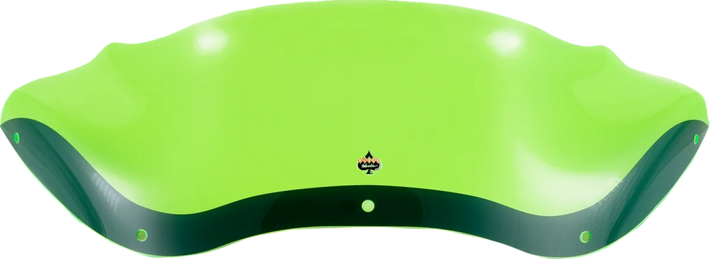 Klock Werks Kolor Flare™ Windshield - 8" - Green Ice - FLTR KWW-01-0626 - Side View