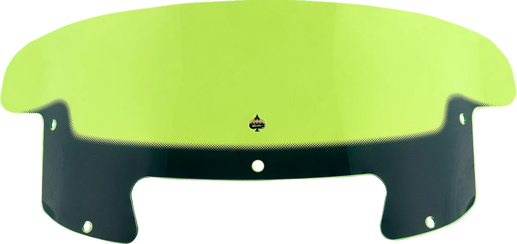 Klock Werks Kolor Flare™ Windshield - 8" - Green - Indian KWW-04-0621 - Main Product View