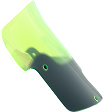 Load image into Gallery viewer, Klock Werks Kolor Flare™ Windshield - 8" - Green - Indian KWW-04-0621 - Side View