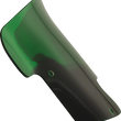 Load image into Gallery viewer, Klock Werks Kolor Flare™ Windshield - 8" - Green - Indian KWW-04-0630 - Side View