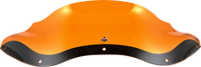 Load image into Gallery viewer, Klock Werks Kolor Flare™ Windshield - 8" - Orange - FLTR KWW-01-0689 - Side View
