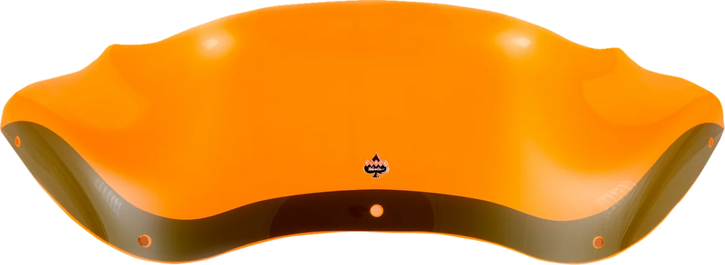 Klock Werks Kolor Flare™ Windshield - 8" - Orange Ice - FLTR KWW-01-0623 - Side View