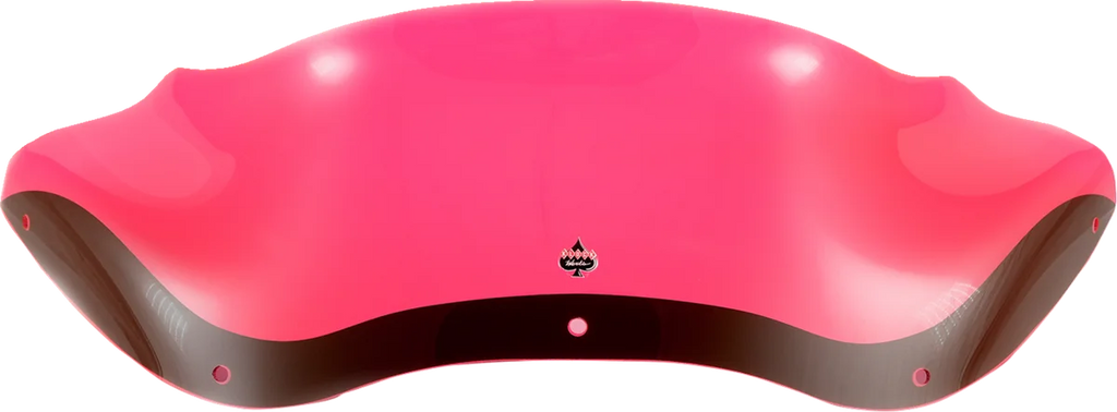 Klock Werks Kolor Flare™ Windshield - 8" - Pink Ice - FLTR KWW-01-0625 - Side View