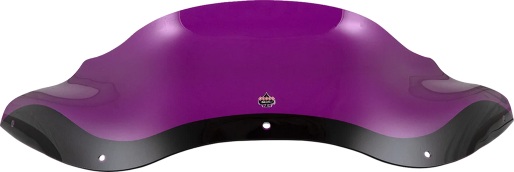 Klock Werks Kolor Flare™ Windshield - 8" - Purple - FLTR KWW-01-0694 - Side View