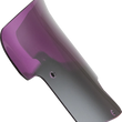 Load image into Gallery viewer, Klock Werks Kolor Flare™ Windshield - 8" - Purple - Indian KWW-04-0624 - Side View