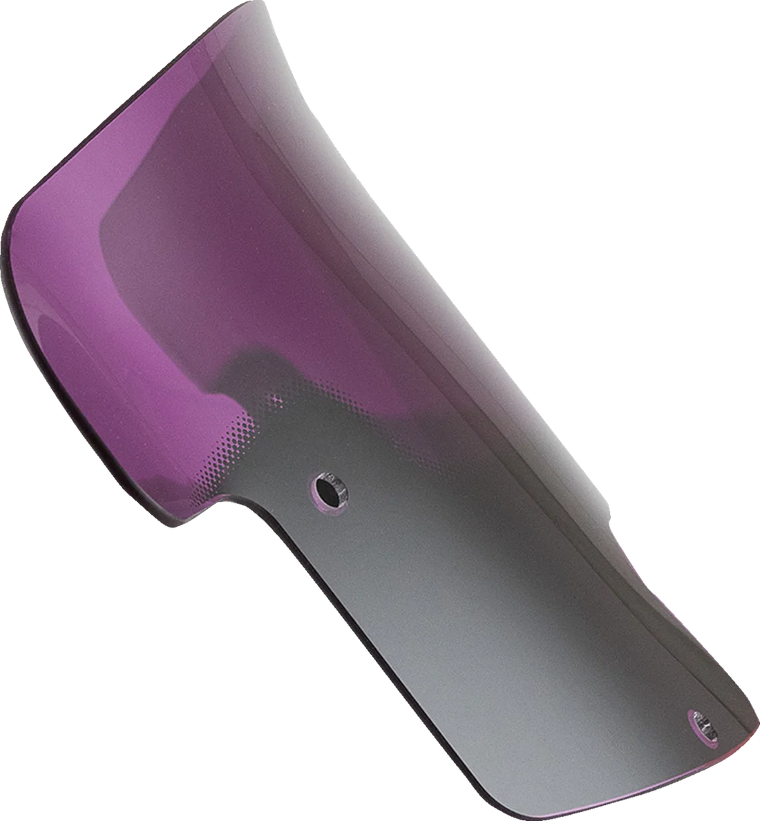 Klock Werks Kolor Flare™ Windshield - 8" - Purple - Indian KWW-04-0624 - Side View