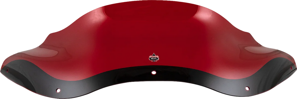 Klock Werks Kolor Flare™ Windshield - 8" - Red - FLTR KWW-01-0691 - Side View