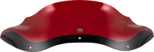 Load image into Gallery viewer, Klock Werks Kolor Flare™ Windshield - 8" - Red - FLTR KWW-01-0691 - Side View