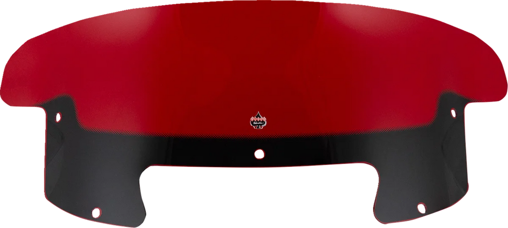 Klock Werks Kolor Flare™ Windshield - 8" - Red - Indian KWW-04-0622 - Main Product View
