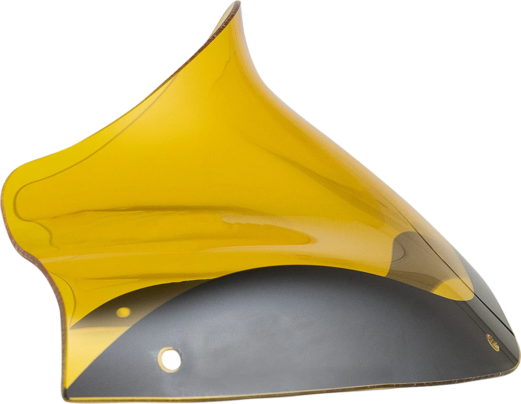 Klock Werks Kolor Flare™ Windshield - 8" - Yellow - FLTR KWW-01-0690 - Main Product View