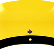 Load image into Gallery viewer, Klock Werks Kolor Flare™ Windshield - 8" - Yellow - FLTR KWW-01-0690 - Side View