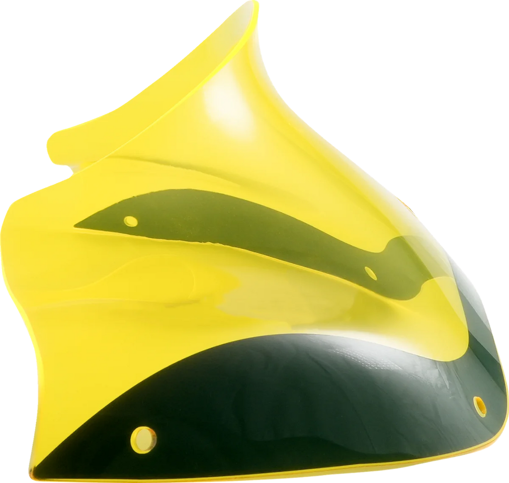 Klock Werks Kolor Flare™ Windshield - 8" - Yellow Ice - FLTR KWW-01-0624 - Main Product View