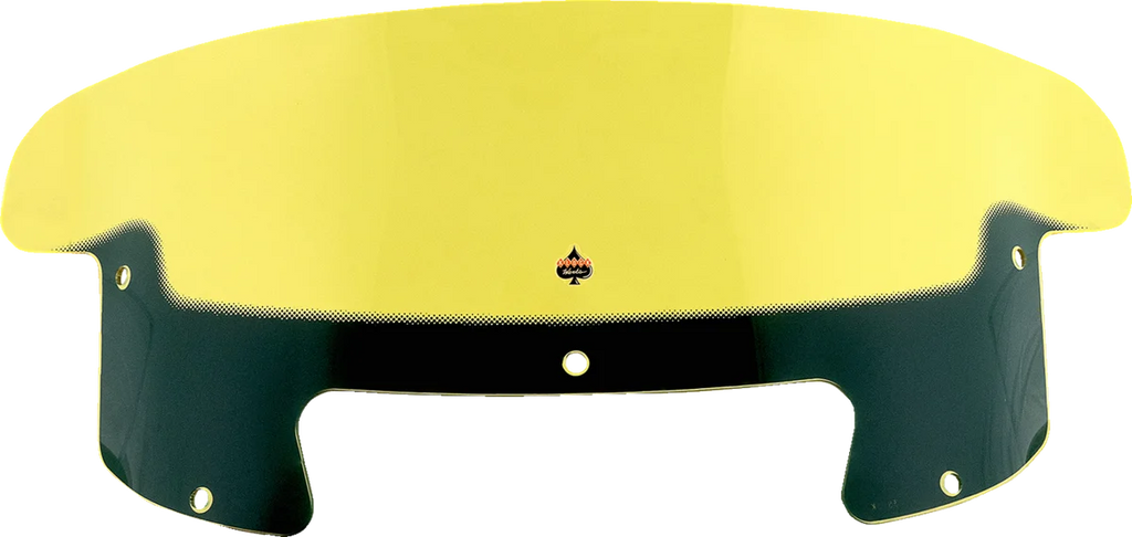 Klock Werks Kolor Flare™ Windshield - 8" - Yellow - Indian KWW-04-0620 - Main Product View