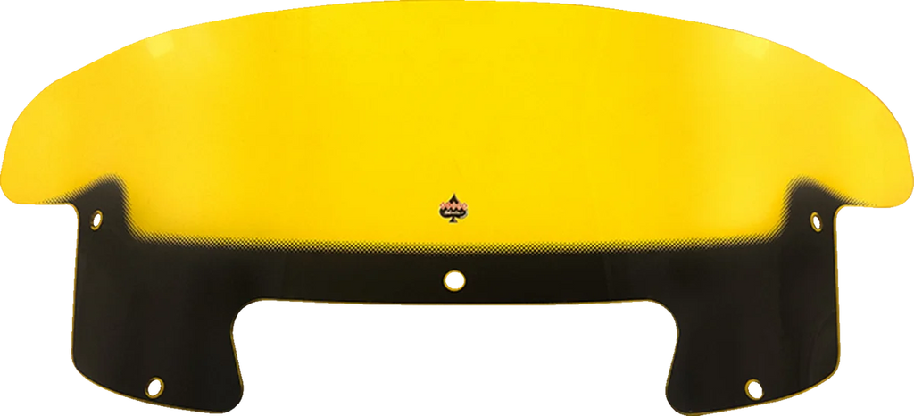 Klock Werks Kolor Flare™ Windshield - 8" - Yellow - Indian KWW-04-0629 - Main Product View