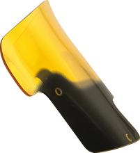Load image into Gallery viewer, Klock Werks Kolor Flare™ Windshield - 8" - Yellow - Indian KWW-04-0629 - Side View