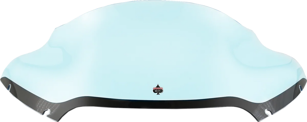 Klock Werks Kolor Flare™ Windshield - 9" - Blue Ice - FLTR KWW-01-0637 - Side View