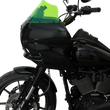 Load image into Gallery viewer, Klock Werks Kolor Flare™ Windshield - 9" - Green Ice - FXRP KWW-02-0610 - Back View