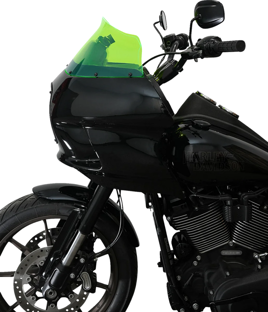 Klock Werks Kolor Flare™ Windshield - 9" - Green Ice - FXRP KWW-02-0610 - Back View