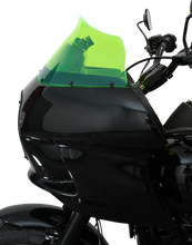 Load image into Gallery viewer, Klock Werks Kolor Flare™ Windshield - 9" - Green Ice - FXRP KWW-02-0610 - Installation View