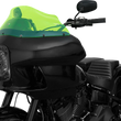 Load image into Gallery viewer, Klock Werks Kolor Flare™ Windshield - 9" - Green Ice - FXRP KWW-02-0610 - Additional View 6