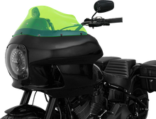 Load image into Gallery viewer, Klock Werks Kolor Flare™ Windshield - 9" - Green Ice - FXRP KWW-02-0610 - Additional View 6