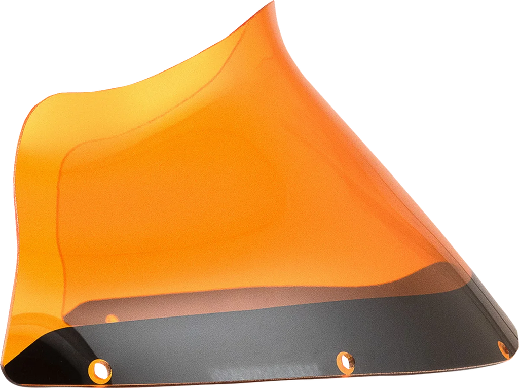 Klock Werks Kolor Flare™ Windshield - 9" - Orange - FXRP KWW-02-0612 - Main Product View