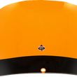 Load image into Gallery viewer, Klock Werks Kolor Flare™ Windshield - 9" - Orange - FXRP KWW-02-0612 - Side View