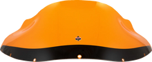 Load image into Gallery viewer, Klock Werks Kolor Flare™ Windshield - 9" - Orange - FXRP KWW-02-0612 - Side View