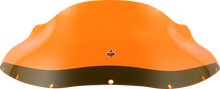 Load image into Gallery viewer, Klock Werks Kolor Flare™ Windshield - 9" - Orange Ice - FXRP KWW-02-0608 - Side View