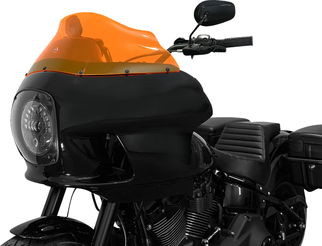 Klock Werks Kolor Flare™ Windshield - 9" - Orange Ice - FXRP KWW-02-0608 - Additional View 5