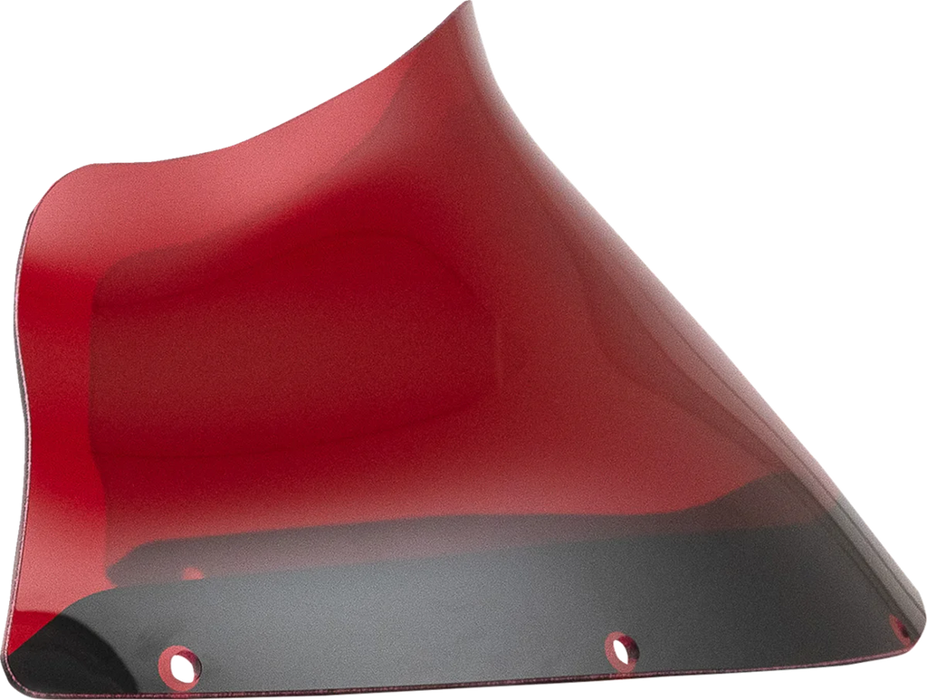 Klock Werks Kolor Flare™ Windshield - 9" - Red - FXRP KWW-02-0614 - Main Product View