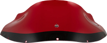 Load image into Gallery viewer, Klock Werks Kolor Flare™ Windshield - 9" - Red - FXRP KWW-02-0614 - Side View