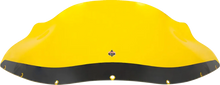 Load image into Gallery viewer, Klock Werks Kolor Flare™ Windshield - 9" - Yellow - FXRP KWW-02-0616 - Main Product View