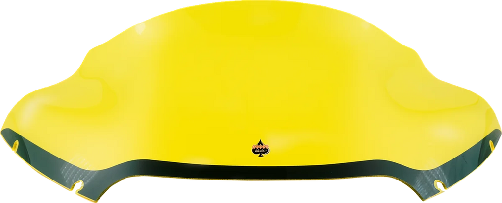 Klock Werks Kolor Flare™ Windshield - 9" - Yellow Ice - FLTR KWW-01-0634 - Side View