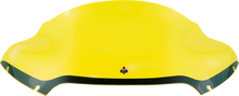 Load image into Gallery viewer, Klock Werks Kolor Flare™ Windshield - 9" - Yellow Ice - FLTR KWW-01-0634 - Side View