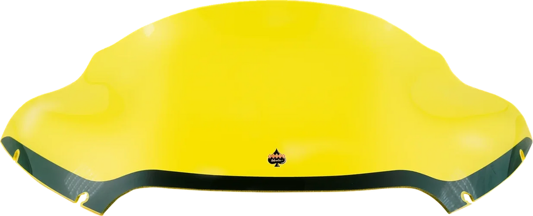 Klock Werks Kolor Flare™ Windshield - 9" - Yellow Ice - FLTR KWW-01-0634 - Side View