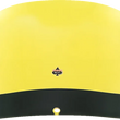 Load image into Gallery viewer, Klock Werks Kolor Flare™ Windshield - 9" - Yellow Ice - FXRP KWW-02-0609 - Side View