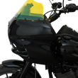 Load image into Gallery viewer, Klock Werks Kolor Flare™ Windshield - 9" - Yellow Ice - FXRP KWW-02-0609 - Back View