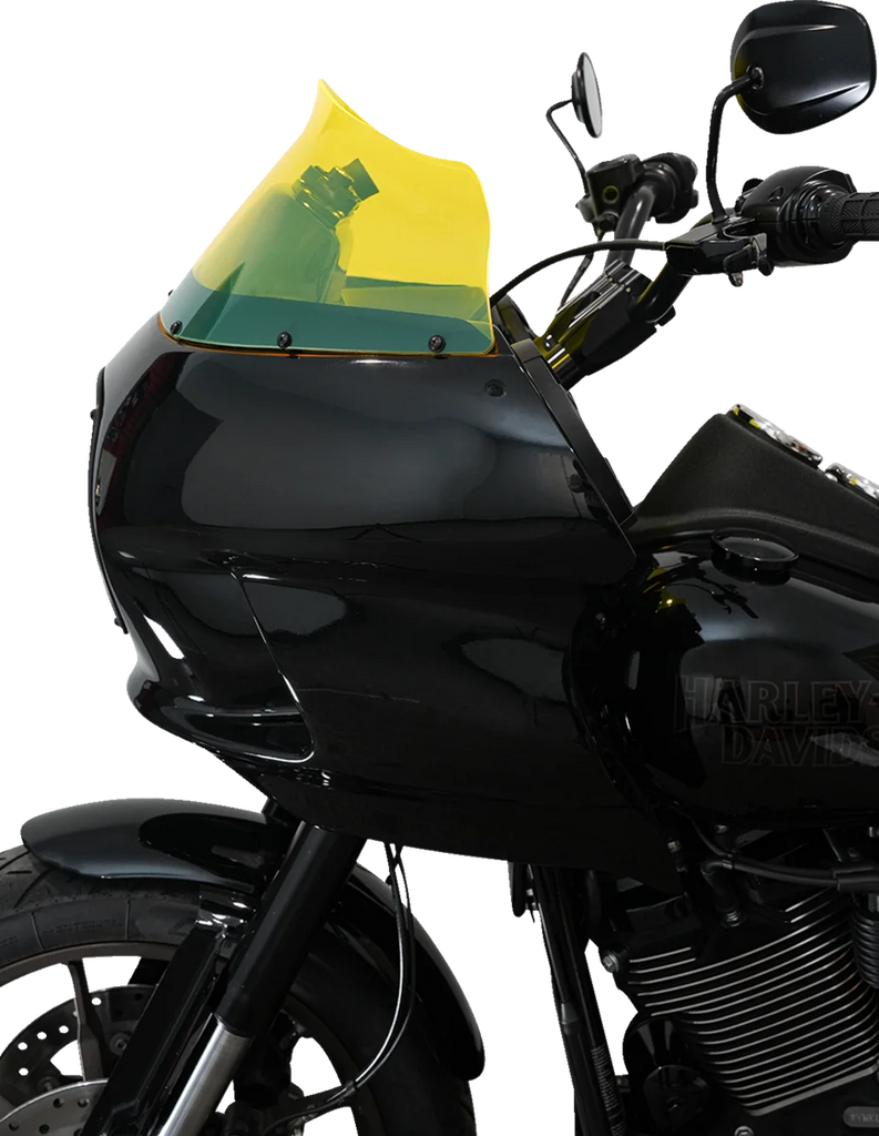 Klock Werks Kolor Flare™ Windshield - 9" - Yellow Ice - FXRP KWW-02-0609 - Back View